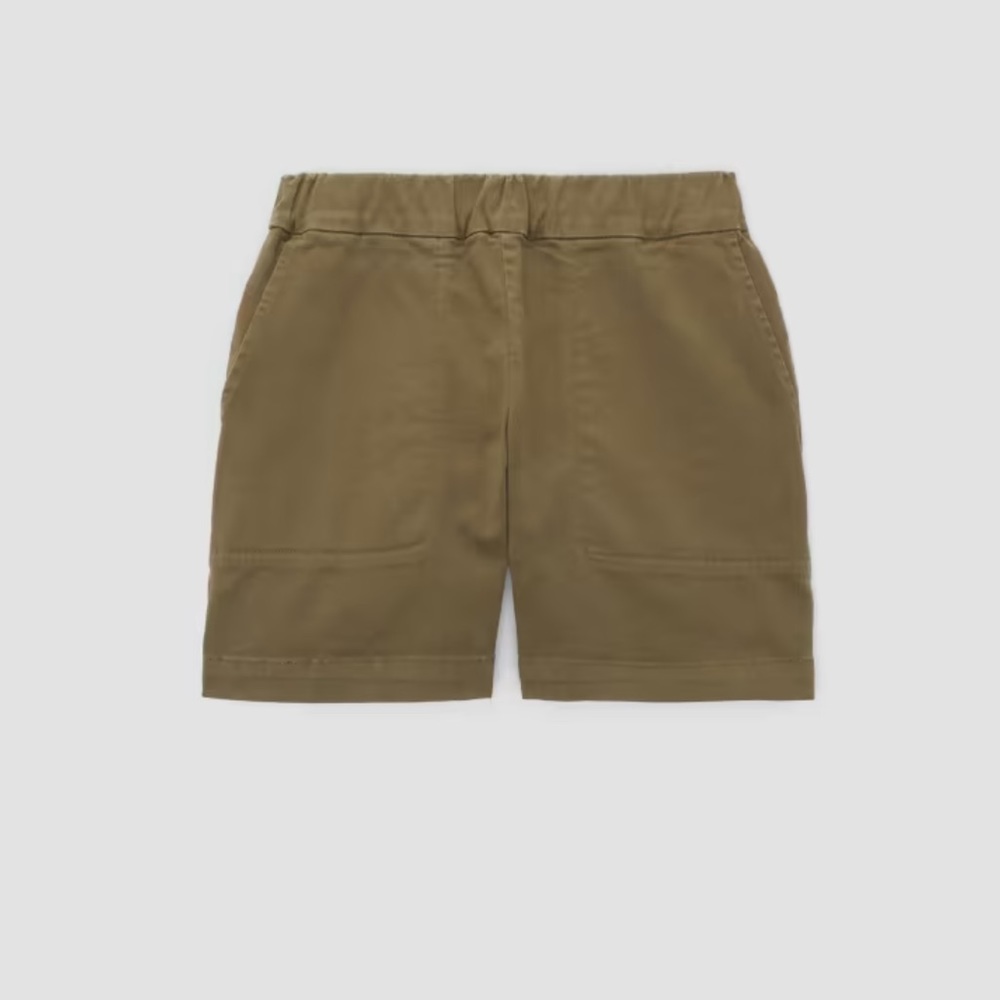 NWT Everlane The Organic Pull-On Short in Beech